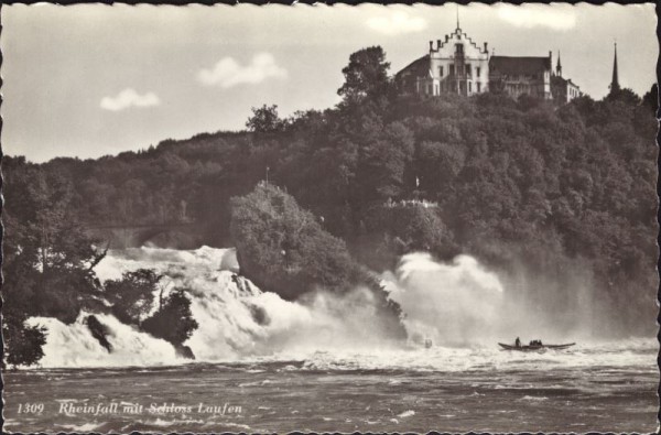 Rheinfall mit Schloss Laufen