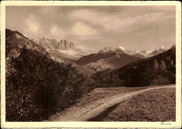 Rhätikon Vorderseite