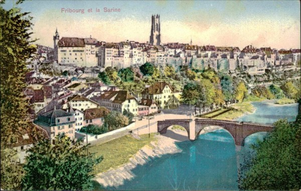 Fribourg et la Sarine Vorderseite