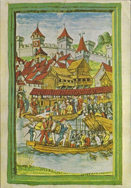 Festpostkarte, Sängerfest 1967 Luzern
