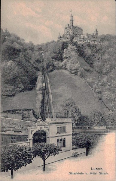 Gütschbahn - Hotel Gütsch (Luzern) Vorderseite