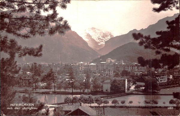 Interlaken mit der Jungfrau Vorderseite