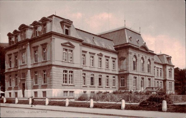 Université de Neuchâtel Vorderseite