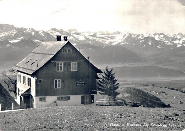 Gast- und Kurhaus Alp Scheidegg, Wald Vorderseite