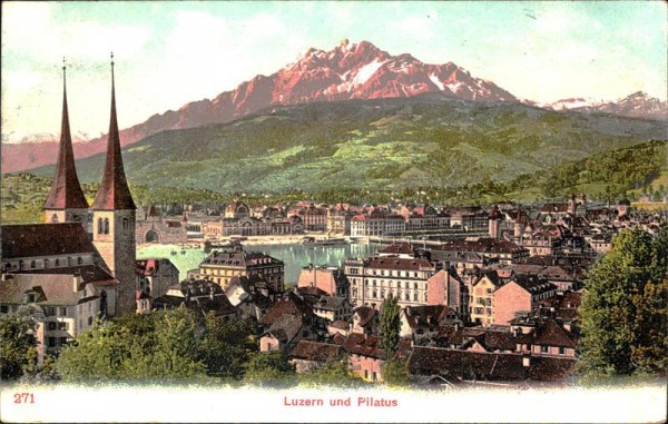 Luzern und Pilatus Vorderseite