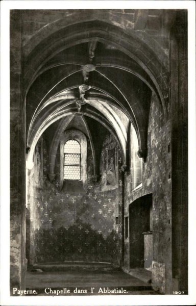 Payerne. Chapelle dans I' Abbatiale Vorderseite