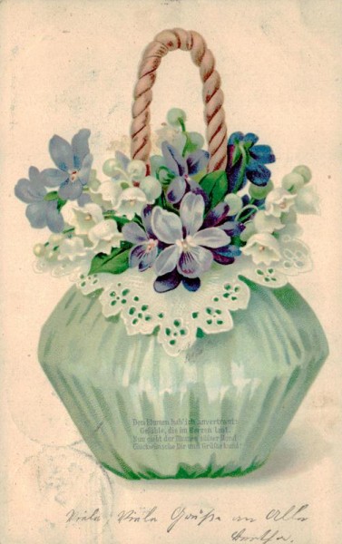 Blumenkorb Vorderseite