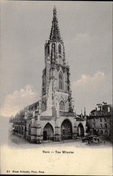 Bern - Das Münster  Vorderseite