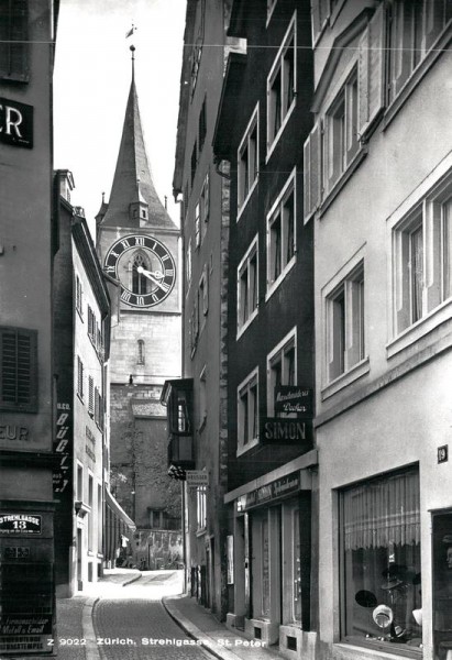 Zürich, Strehlgasse Vorderseite