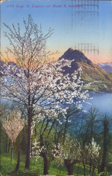 Lago di Lugano col Monte S. Salvatore