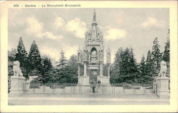 Genève - Le Monument Brunswick Vorderseite