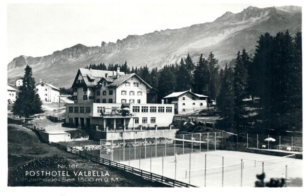 Valbella, Posthotel Vorderseite