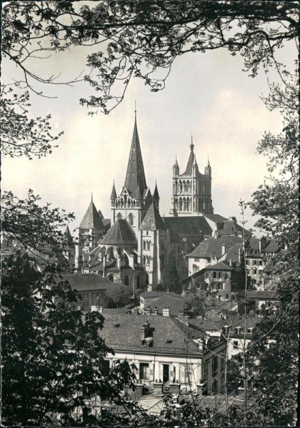 Cathédrale de Lausanne Vorderseite