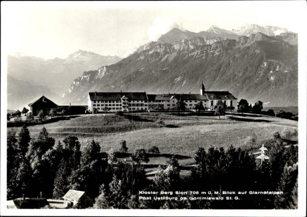 Uetliburg ob Gommiswald, Kloster Berg Sion Vorderseite