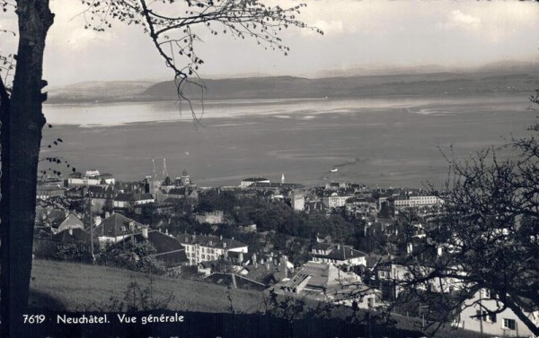 Neuchâtel. Vue générale Vorderseite