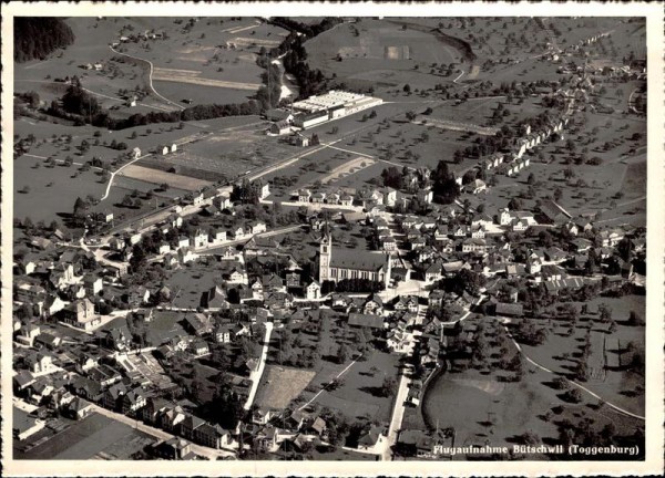 Flugaufnahme Bütschwil (Toggenburg) Vorderseite