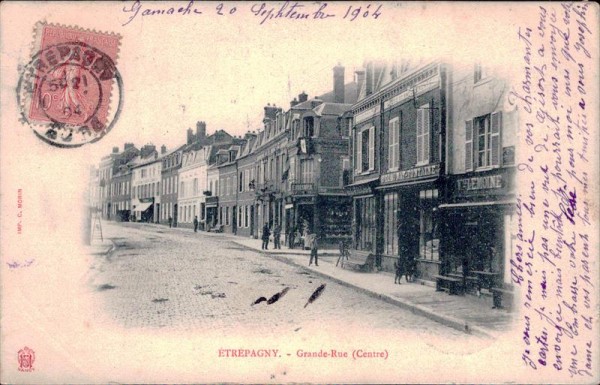 Étrépagny - Grande-Rue Vorderseite