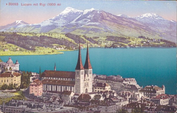 Luzern mit Rigi