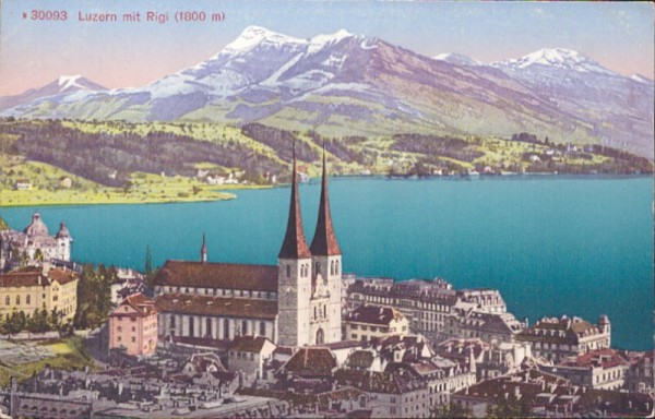 Luzern mit Rigi