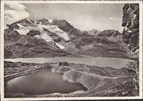 Bernina- Hospiz (2309 m) Vorderseite