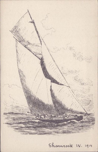 Shamrock IV, 1914 Vorderseite