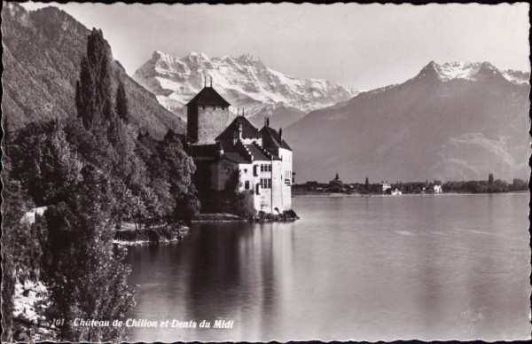 Château de Chillon et Dents du Midi
