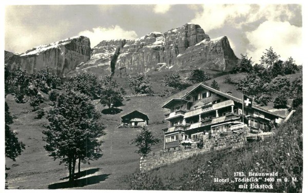 Braunwald, Hotel Tödiblick Vorderseite