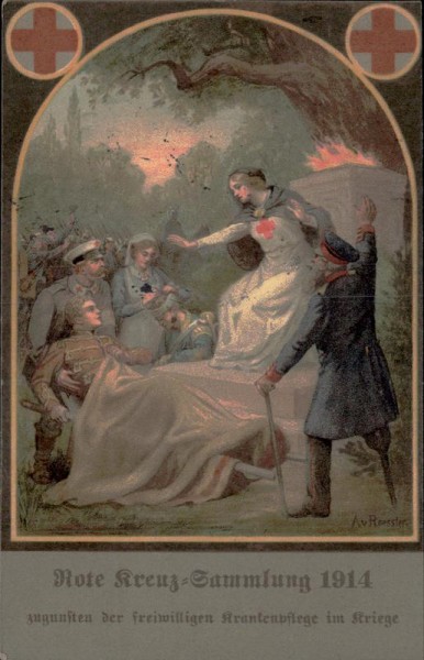 Rote Kreuz-Sammlung 1914 Vorderseite