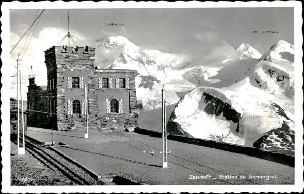 Zermatt - Station du Gornergrat Vorderseite