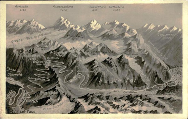 Grimselpass Vorderseite