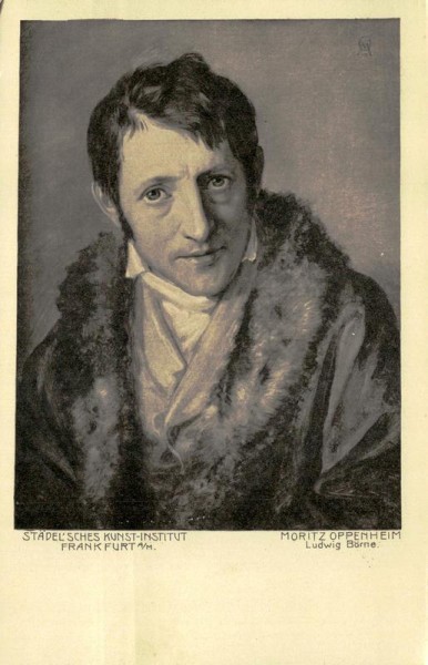 Moritz Oppenheim, Ludwig Börne Vorderseite