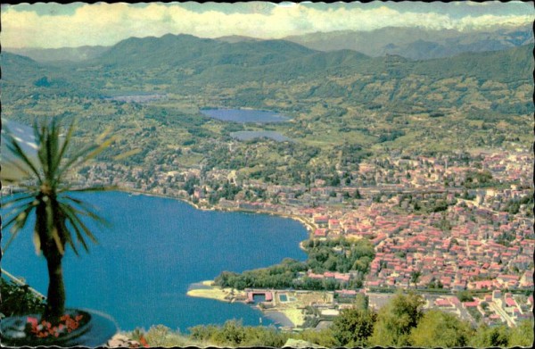 Lugano. Panorama verso le Alpi Vorderseite