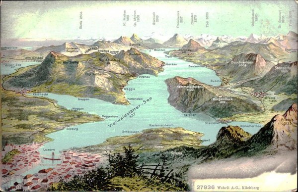 Luzern - Vierwaldstätter-See Vorderseite