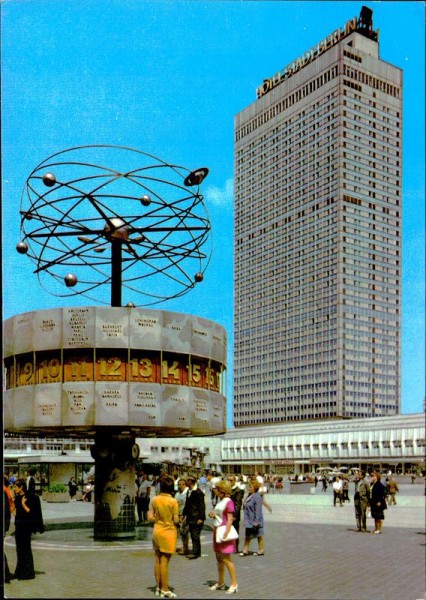 Berlin - Hauptstadt der DDR, Alexanderplatz Vorderseite