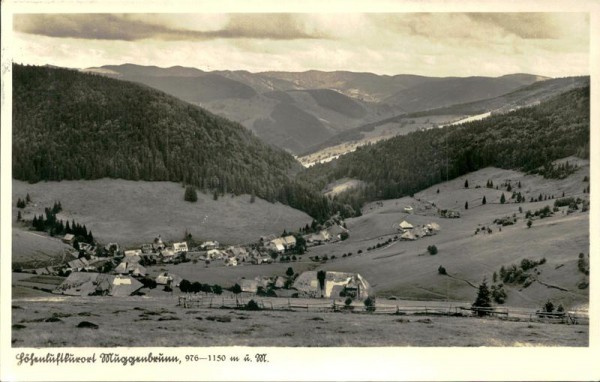 Höhenluftkurort und Wintersportplatz Muggenbrunn Vorderseite