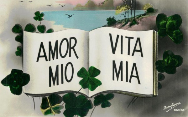 Amor Mio, Vita Mia Vorderseite