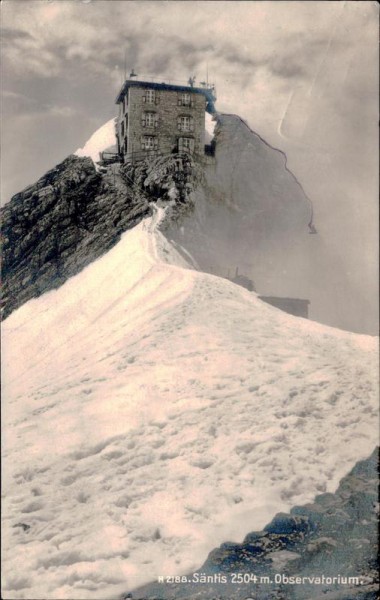 Säntis, Observatorium Vorderseite