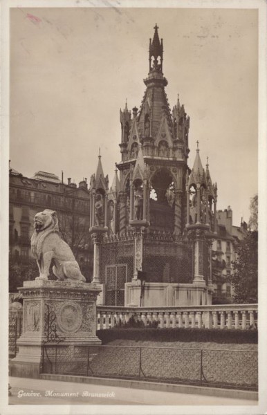 Gèneve, Monument Brunswick