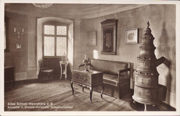 Altes Schloss Meersburg, Arbeitszimmer Annette v. Droste-Hülshoff