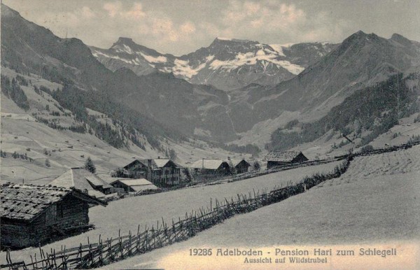 Adelboden, Pension Hari zum Schlegli Vorderseite