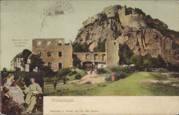 Hohentwiel, mit Ekkehard