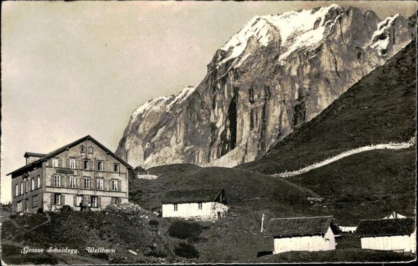 Grosse Scheidegg. Wellhorn Vorderseite