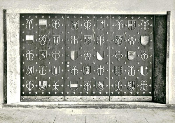 Schwyz,Portal des Bundesbriefachives Vorderseite