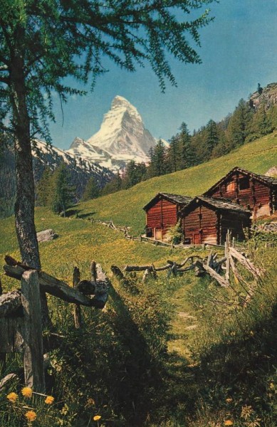 Zermatt. Matterhorn Vorderseite