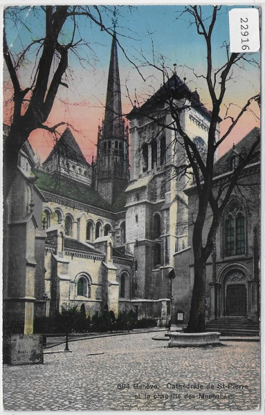 Geneve - Cathedrale de St. Pierre et la la chapelle des Machabees