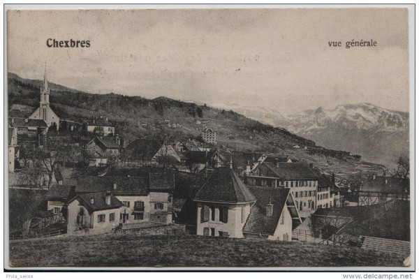 Chexbres - vue generale