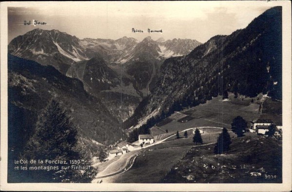 Col de la Forclaz (Pass) Vorderseite