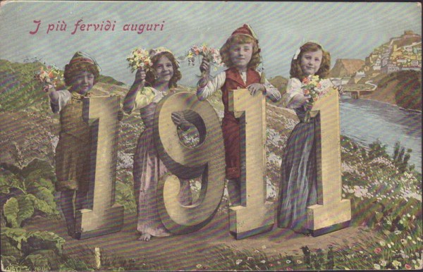 I più fervidi auguri, 1911 Vorderseite