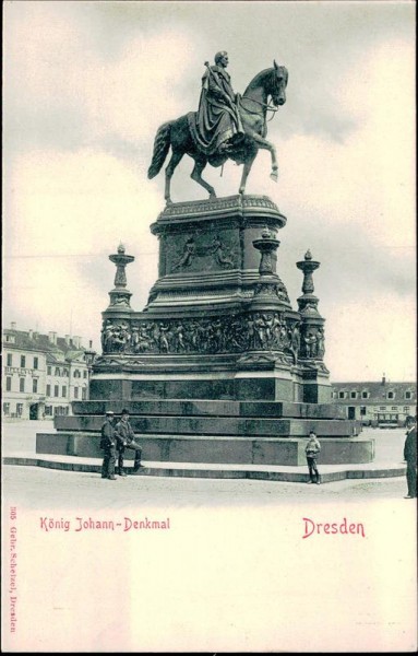 König Johann-Denkmal (Dresden) Vorderseite