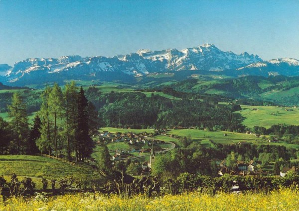 Teufen mit Alpstein Vorderseite